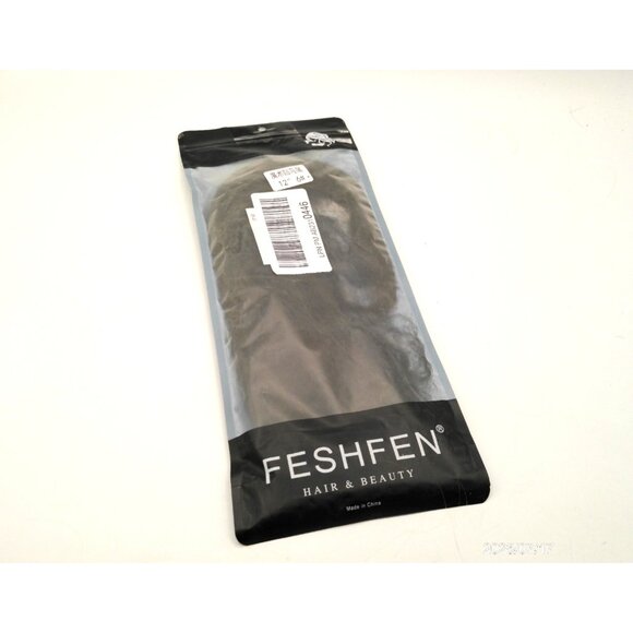 NEW Ponytail Hair Extension Chocolate Brown 12" Feshfen Hair Straight Curl Loop - Picture 2 of 12